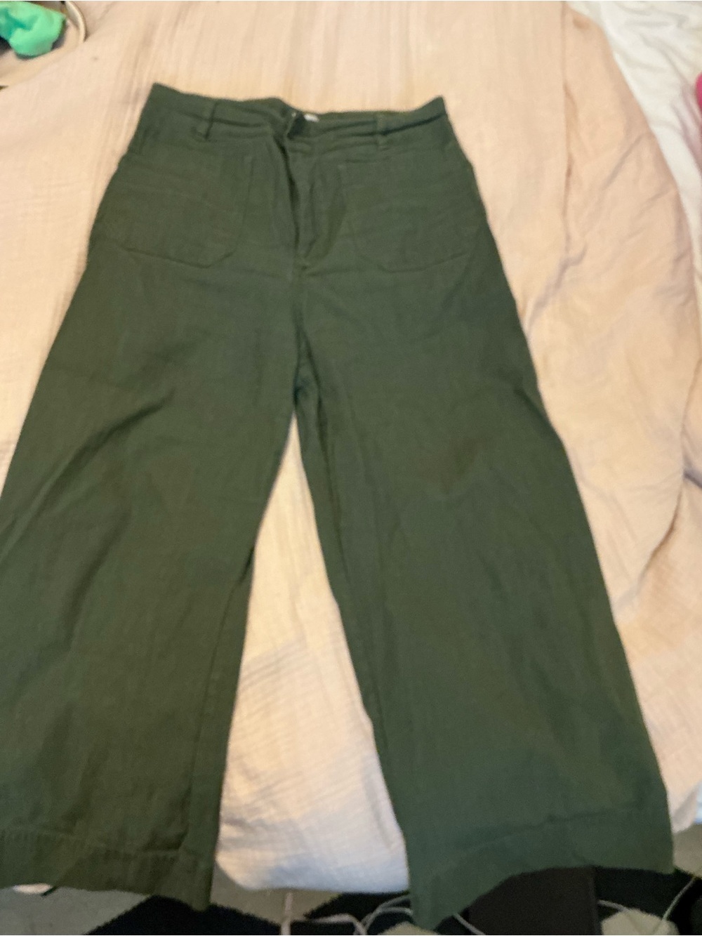 Anthropologie Colette pants — Dried Fern Green